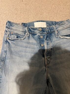 Light Blue women's  Button-Fly Jeans